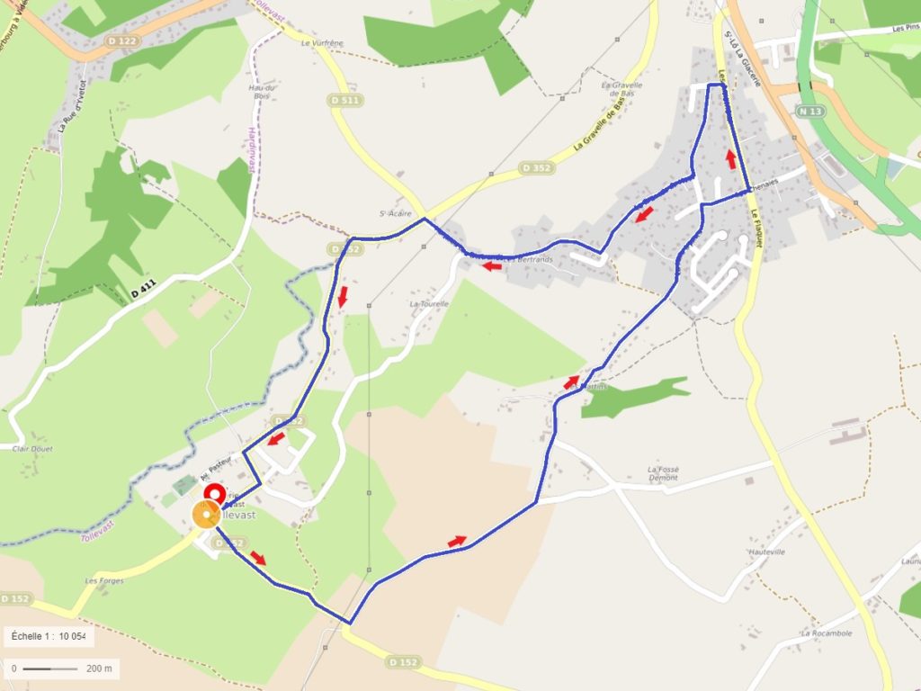 Parcours cycliste